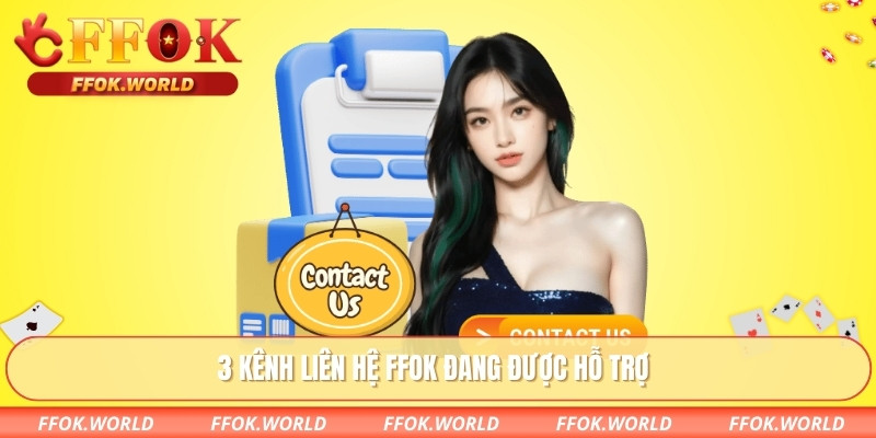 3 kênh liên hệ FFOK đang được hỗ trợ