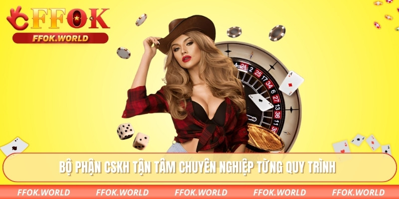 Bộ phận CSKH tận tâm chuyên nghiệp từng quy trình