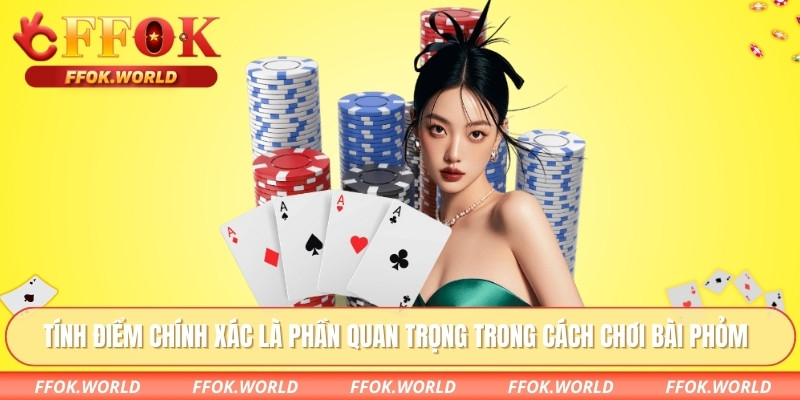 Tính điểm chính xác là phần quan trọng trong cách chơi bài phỏm